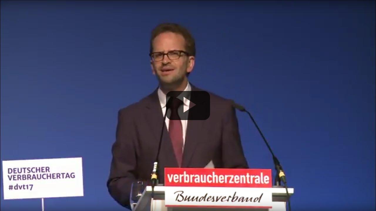 Deutscher Verbrauchertag 2017 - Klaus Müller, Vorstand vzbv