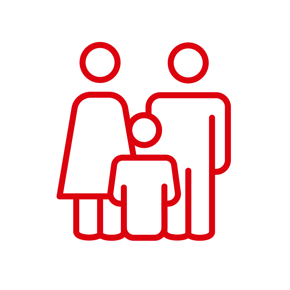 Icon Familie RGB Outline rot