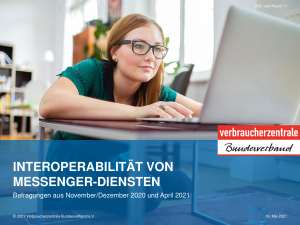 Chartbericht: Interoperabilität von Messenger-Diensten