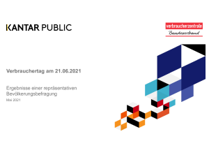 Unterstützung in der Coronakrise durch die Politik | Umfrage im Auftrag des Verbraucherzentrale Bundesverbands