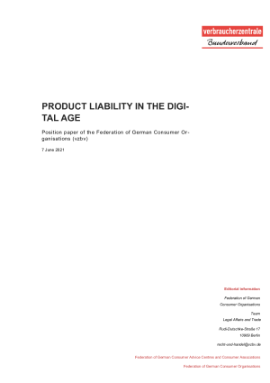 Product liability in the digital age