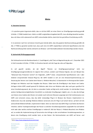 Kurzgutachten zur Auslegung des § 26 TTDSG