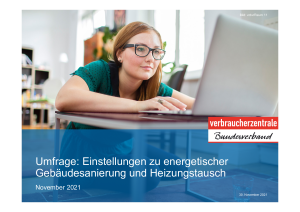 Einstellungen zu energetischer Gebäudesanierung und Heizungstausch
