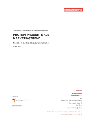 Protein-Produkte als Marketing-Trend