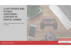 (Loot boxes and other) additional content in digital games