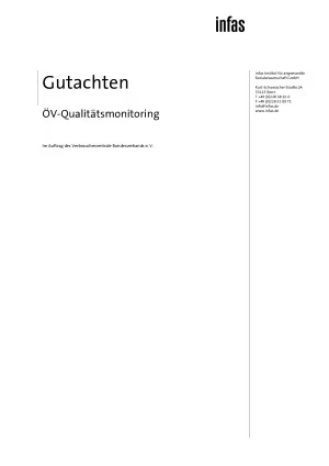 ÖV-Qualitätsmonitoring