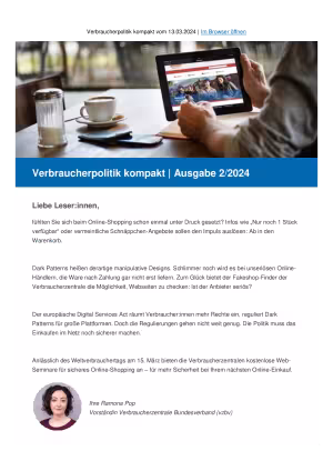 Verbraucherpolitik kompakt 2 | 2024