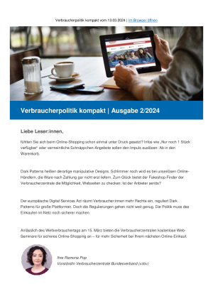 Verbraucherpolitik kompakt 2 | 2024