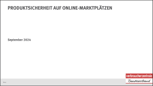 Produktsicherheit auf Online-Marktplätzen | Chartbericht | September 2024