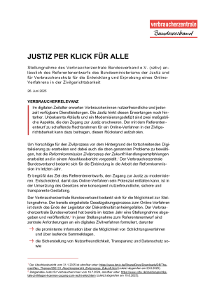 Justiz per Klick für alle