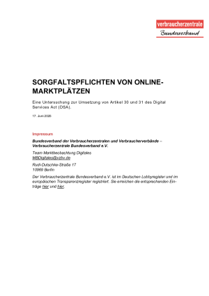 Sorgfaltspflichten von Online-Marktplätzen