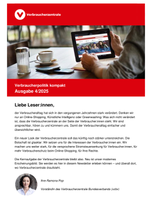 Verbraucherpolitik kompakt 4 | 2025