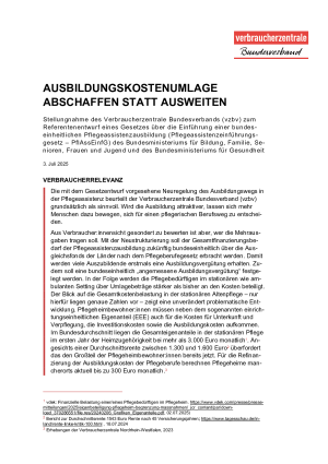 Ausbildungskostenumlage abschaffen statt ausweiten