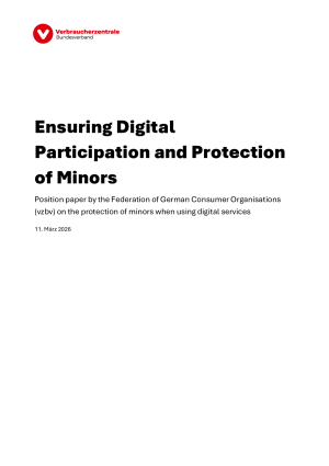 Ensuring Digital Participation and Protection of Minors