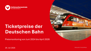 Ticketpreise der Deutschen Bahn