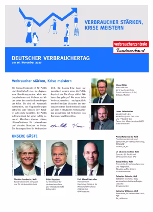 Programm Deutscher Verbrauchertag 2020
