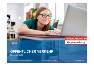 forsa-Umfrage zu Öffentlichem Verkehr im Auftrag des Verbraucherzentrale Bundesverbands | November 2018