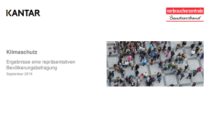 Umfragergebnisse | Präsentation inklusive Infografiken | September 2019