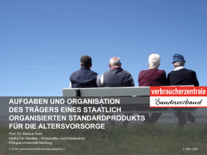 Neuanfang Altersvorsorge: öffentlich-rechtliche Träger | Präsentation | Februar 2020