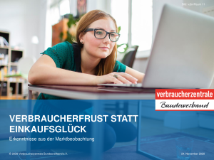 Verbraucherfrust statt Einkaufsglück I  Chartbericht des vzbv I November 2020