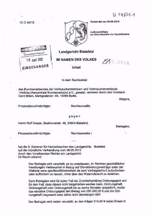 LG Bielefeld vom 5.06.2012