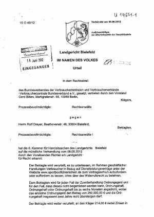 LG Bielefeld vom 5.06.2012