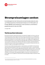Strompreisumlagen senken