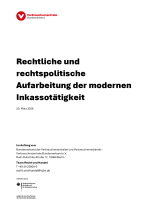 Rechtliche und rechtspolitische Aufarbeitung der modernen Inkassotätigkeit