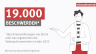 Die Illustration zeigt einen missmutig dreinblickenden Mann im Jacket, der auf folgenden Text zeigt: 19.000 Beschwerden über Preiserhöhungen von Strom oder Gas registrierten die Verbraucherzentralen im Jahr 2022. #GemeinsamDurchDieEnergiekrise