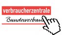 Logo Verbraucherzentrale Bundesverband mit klickender Hand