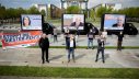 #StopptRiester-Aktion vor dem Kanzleramt  am 11. Mai 2021 in Berlin.
