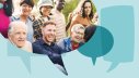 Ilustration zum Verbraucherreport: Mehrere Sprechblasen in denen einen Verbruachergruppe abgebildet ist