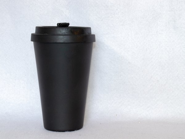 Schwarzer Bambusbecher