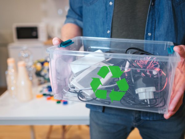 Elektroschrott in der Box