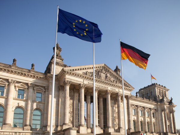 Das Reichstagsgebäude in Berlin