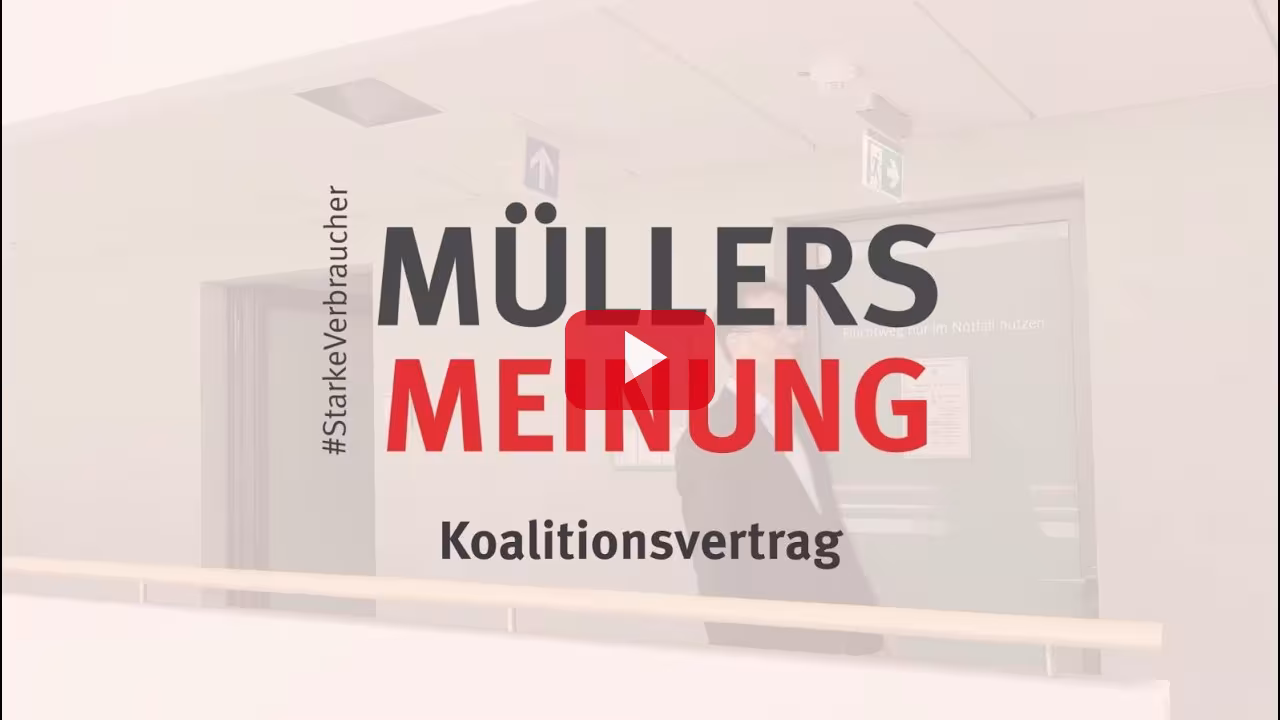 Müllers Meinung - Bewertung des Koalitionsvertrages