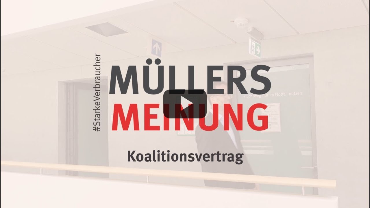 Müllers Meinung - Bewertung des Koalitionsvertrages