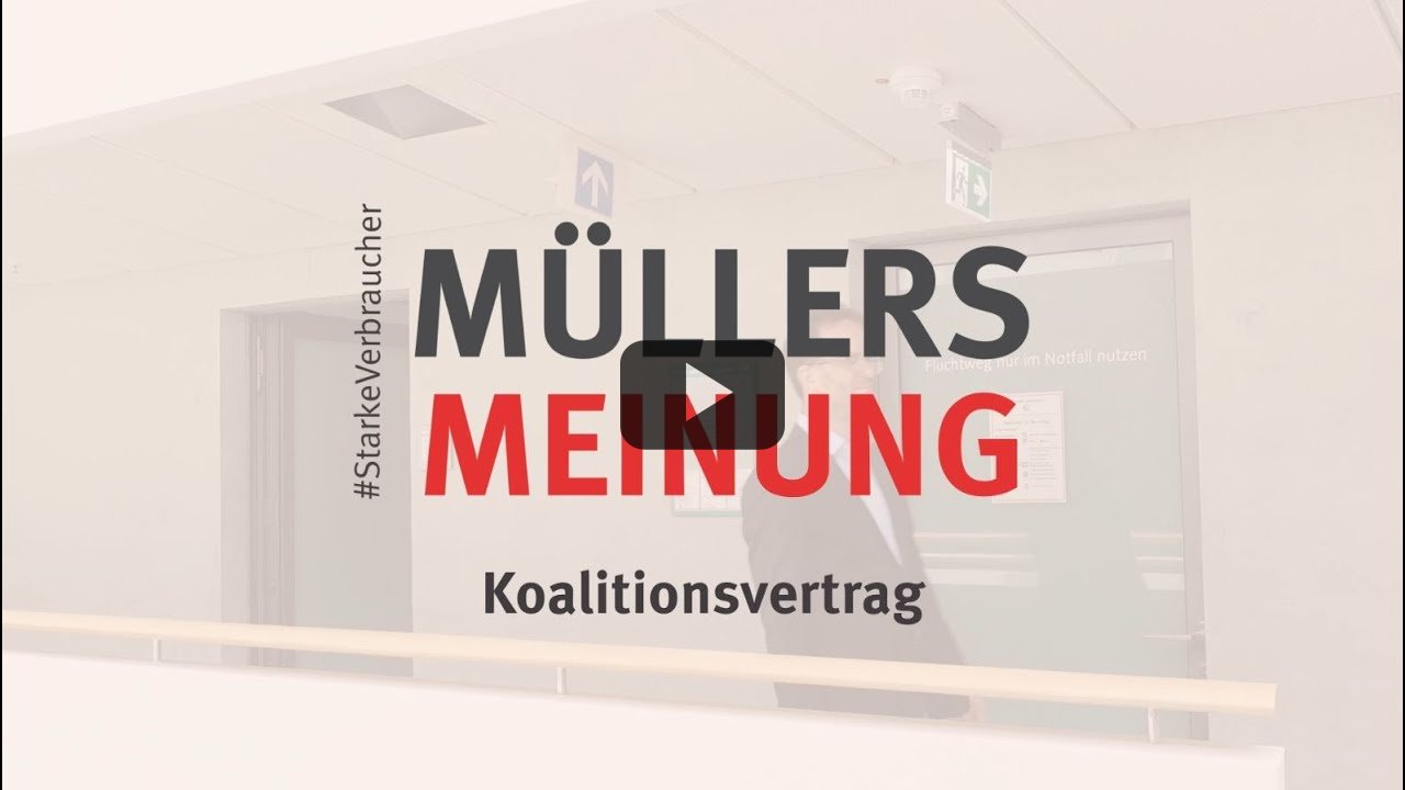 Müllers Meinung - Bewertung des Koalitionsvertrages Müllers Meinung - Bewertung des Koalitionsvertrages