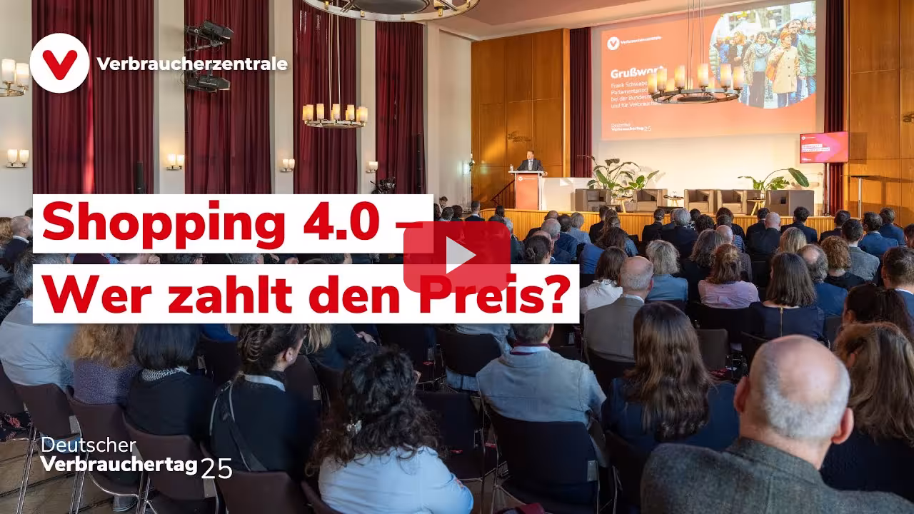 Aufzeichnung des Livestreams vom Deutschen Verbrauchertag 2025